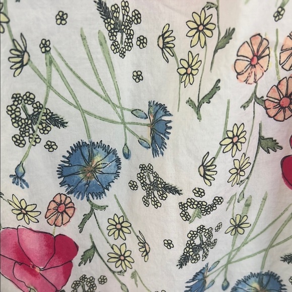 Talbots Red and Blue Casual Button Down Shirt - Picture 8 of 14